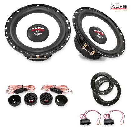 Pachet difuzoare VW T5 Transporter (7H) 2009-2015 Audio System M-Series componente dedicate uși față