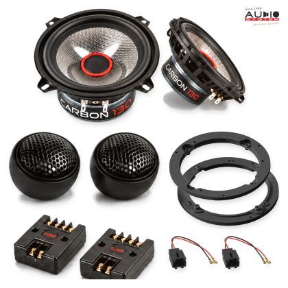 Pachet difuzoare Citroen C8 (E) 2008-2012 Audio System CARBON componente dedicate uși față