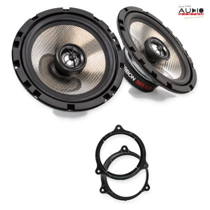 Pachet difuzoare Dacia Dacis Sandero Stepway (SD) 2013-2020 Audio System CARBON coaxiale dedicate uși spate