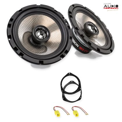 Pachet difuzoare Fiat Punto (ZAF 199) 2011-2012 Audio System CARBON coaxiale dedicate uși spate
