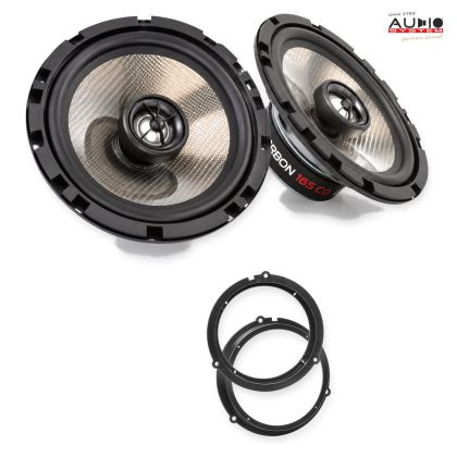 Pachet difuzoare Ford C-Max 2010-2019 Audio System CARBON coaxiale dedicate uși spate