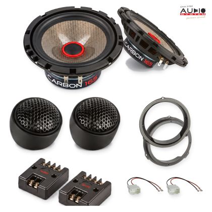 Pachet difuzoare Ford Transit Custom (F*C) 2012-2016 Audio System CARBON componente dedicate uși față