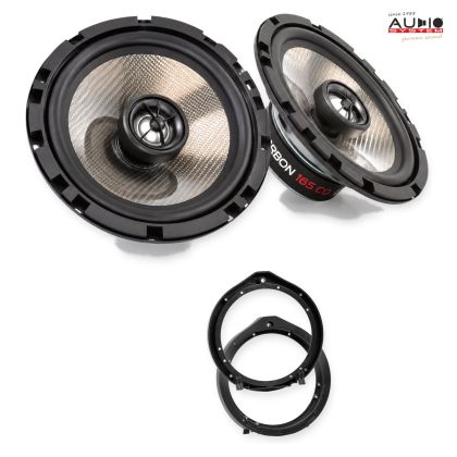 Pachet difuzoare Honda Civic Sedan LX (FC) 2017-2020 Audio System CARBON coaxiale dedicate uși spate