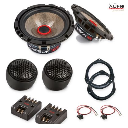 Pachet difuzoare Mercedes E-Klasse (W212) 2009-2013 Audio System CARBON componente dedicate uși față