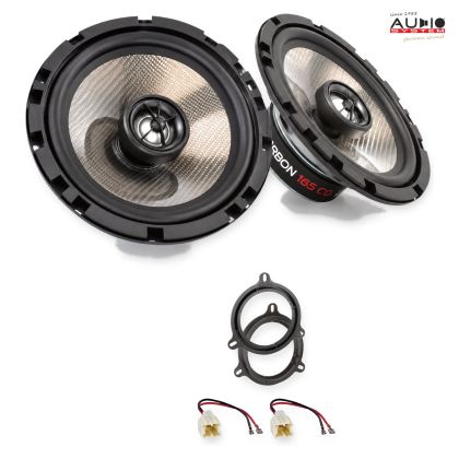 Pachet difuzoare Renault Kadjar (REF) 2015-2018 Audio System CARBON coaxiale dedicate uși spate