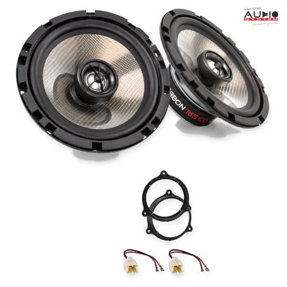 Pachet difuzoare Renault Kadjar (RFE) 2015-2018 Audio System CARBON coaxiale dedicate uși spate