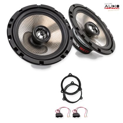 Pachet difuzoare Seat Leon (5F) 2016-2020 Audio System CARBON coaxiale dedicate uși spate