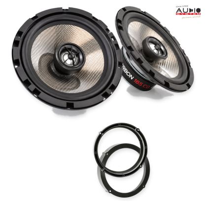 Pachet difuzoare Seat Toledo (NH) 2013-2018 Audio System CARBON coaxiale dedicate uși spate