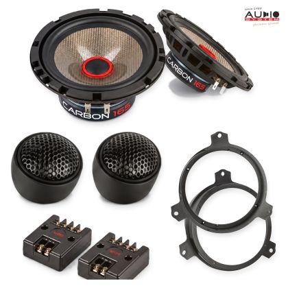 Pachet difuzoare Toyota Yaris 2011-2020 Audio System CARBON componente dedicate uși față