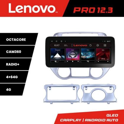 Navigatie Hyundai I20 2011-2014 manual si automat Lenovo PRO 4+64 12.3 inch qled android 4G DSP gps internet  Kit-i20-2012