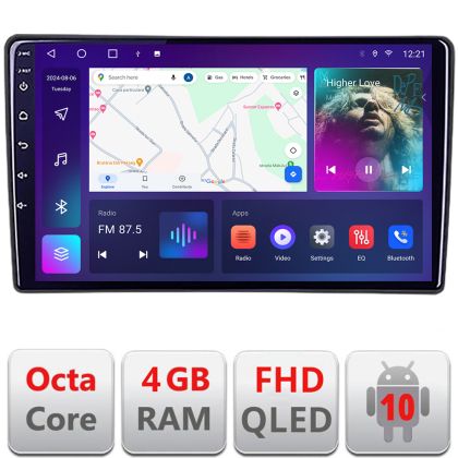 Navigatie Eclipse Cross 2019- B-eclipse Android Ecran QLED octa core 4+64 carplay android auto kit-eclipse+EDT-E310V3