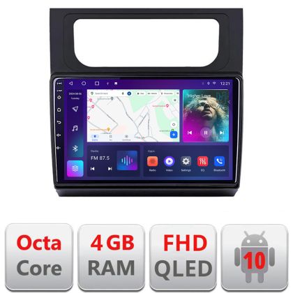 Navigatie VW Touran 2010-2016 B-touran3 Android Ecran QLED octa core 4+64 carplay android auto kit-touran3+EDT-E310V3