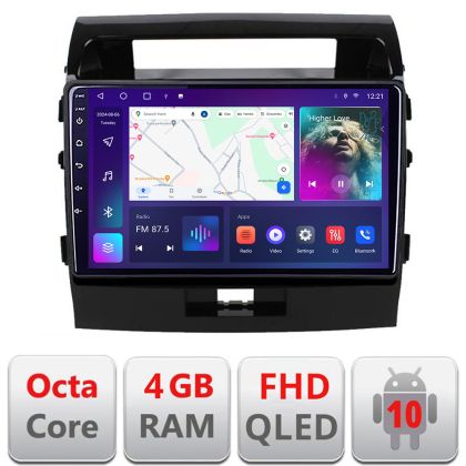 Navigatie Toyota LandCruiser 2008-2015 B-381 Android Ecran QLED octa core 4+64 carplay android auto KIT-381+EDT-E310V3 v1