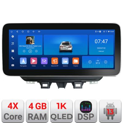 Navigatie Hyundai Tucson 2019 Edotec 4+64 12.3 inch Incell 1K android Wifi 5Ghz gps internet  Kit-1135