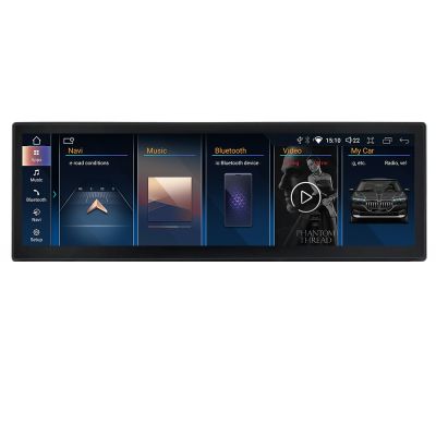 Navigatie BMW Seria 5 F10 2010-2011 cu ecran CIC Android ecran 14.9" 8+128 4G BT camere 360