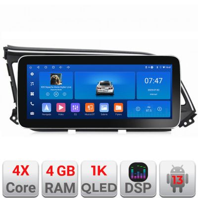 Navigatie Hyundai Elantra 2018- K-1581 Edotec 4+64 12.3 inch Incell 1K android Wifi 5Ghz gps internet