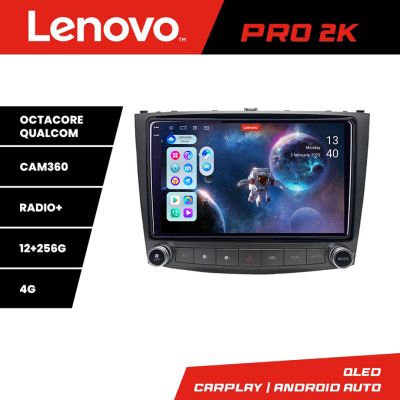 Navigatie Lexus IS 2005-2011 Lenovo Kit- IS 8 core QLED 2K 12+256 360 Android Waze USB Navigatie Internet Youtube Radio