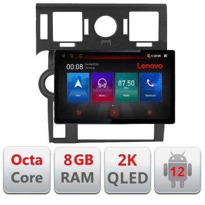 Navigatie Hummer H2 2008-2010 ecran 13" 2K 8+128 Android Waze USB Navigatie 4G 360 Toslink Youtube Radio kit-hu