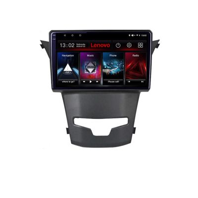 Navigatie Ssangyong Korando 2014-2019 Lenovo Kit-1159 8 core QLED 2K 8+256 360 Android Waze USB Navigatie Internet Youtube Radio