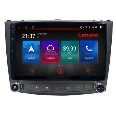 Navigatie Lexus IS 2005-2011 Lenovo Kit- IS 8 core QLED Qualcomm 4+64 360 Android Waze USB Navigatie Internet Youtube Radio