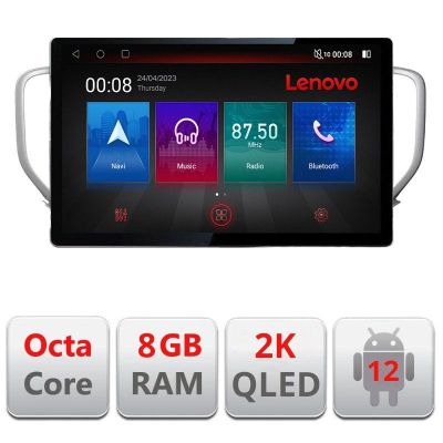 Navigatie Kia Sportage 2016-2018 N-567 ecran 13" 2K 8+128 Android Waze USB Navigatie 4G 360 Toslink Youtube Rad