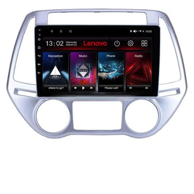 Navigatie Hyundai I20 2011-2014 manual si automat Android radio gps internet 8 core QLED 2K 4+64 360 Lenovo