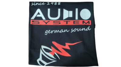 Tricou cu sigla AUDIO SYSTEM pe piept W-TSHIRT-M