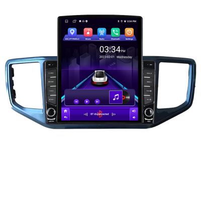 Navigatie dedicata Edonav VW Amarok  Android radio gps internet quad core 2+32 ecran vertical 9.7" KIT-amarok+EDT-E708