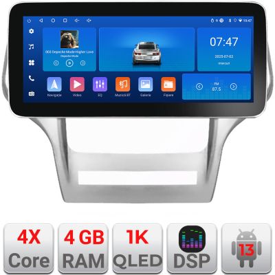 Navigatie Jeep Gran Cherokee 2011-2013 K-grche Edotec 4+64 12.3 inch Incell 1K android Wifi 5Ghz gps internet 32