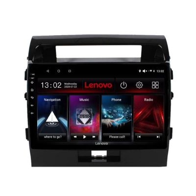 Navigatie Toyota LandCruiser 2008-2015 Lenovo Kit-381 8 core QLED 2K 8+256 360 Android Waze USB Navigatie Internet Youtube Radio