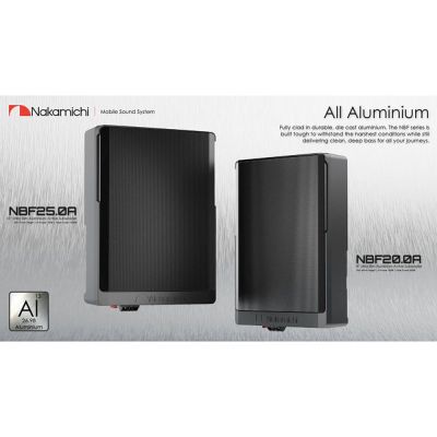 Subwoofer auto activ sub scaun Nakamichi, difuzor 10", 150 W RMS, 1000 W Max
