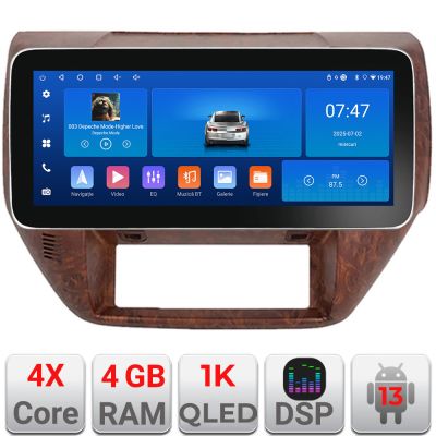 Navigatie Nissan Patrol 2005-2011 Edotec 4+64 12.3 inch Incell 1K android Wifi 5Ghz gps internet  Kit-patrol