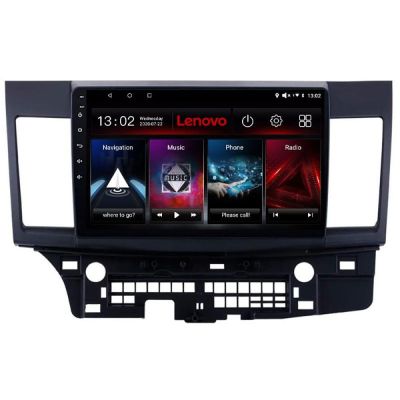 Navigatie Mitsubishi Lancer Lenovo Kit-037 8 core QLED 2K 4+64 360 Android Waze USB Navigatie Internet Youtube Radio