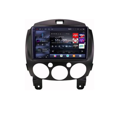 Navigatie Mazda 2 2007-2013 Android radio gps internet 8 core QLED 2K 16+512GB 360 Edotec