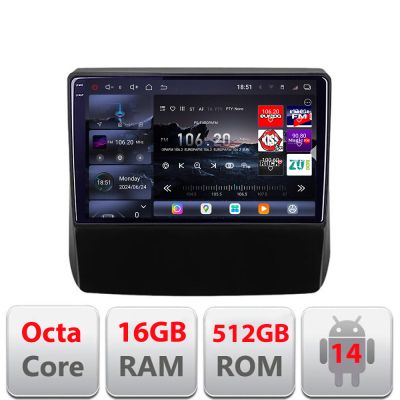 Navigatie Subaru Forester 2017-2020 Edotec Kit-forester20 8 core QLED 2K 16+512GB 360 Android Waze USB Navigatie Internet Youtube Radio