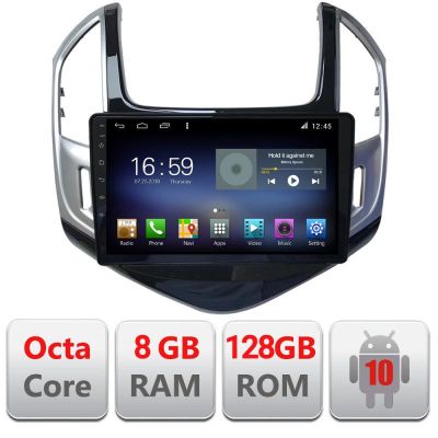Navigatie Chevrolet Cruze 2013-F-1267 Octa Core cu Android Internet Bluetooth Radio GPS WiF DSP 4G 8+128 GB
