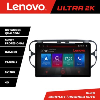 Navigatie VW TIGUAN si Golf Plus 2007-2011 ecran 13" 2K 8+128 Android Waze USB Navigatie 4G 360 Toslink Youtube Radio KIT-