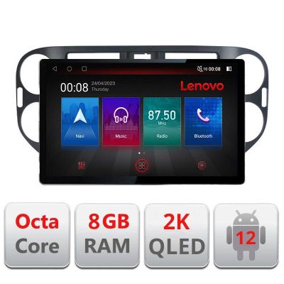 Navigatie VW TIGUAN si Golf Plus 2007-2011 ecran 13" 2K 8+128 Android Waze USB Navigatie 4G 360 Toslink Youtube Radio KIT-