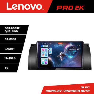 Navigatie BMW E39 si E53 Lenovo Kit-082 8 core QLED 2K 12+256 360 Android Waze USB Navigatie Internet Youtube Radio