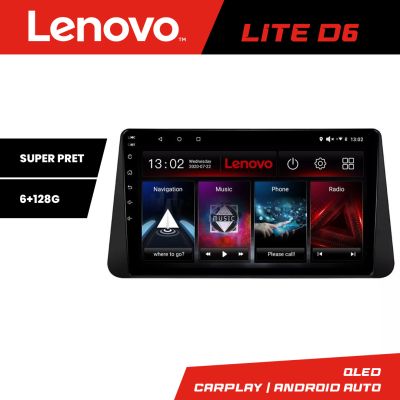 Navigatie Nissan Micra intre anii 2014-2024 Android radio gps internet 8 core 6+128 Lenovo