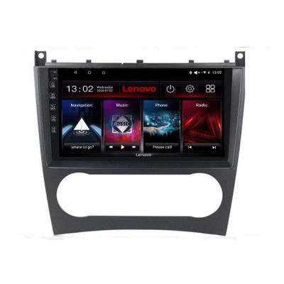 Navigatie Mercedes Clasa C W203 facelift Lenovo Kit-093 cu Android Radio Bluetooth Internet 8 core QLED 2K 8+256 360GB