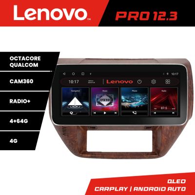 Navigatie Nissan Patrol 2005-2011 Lenovo PRO 4+64 12.3 inch qled android 4G DSP gps internet  Kit-patrol