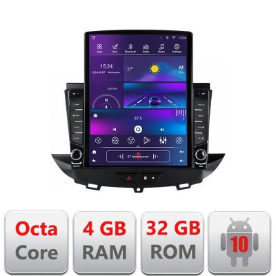 Navigatie Opel Grandland X Crossland X 2016-2020 dedicata Ouad core 4+32 ecran vertical 9.7" DSP 360 FHD AHD Android radio gps internet  Kit-+EDT-E709