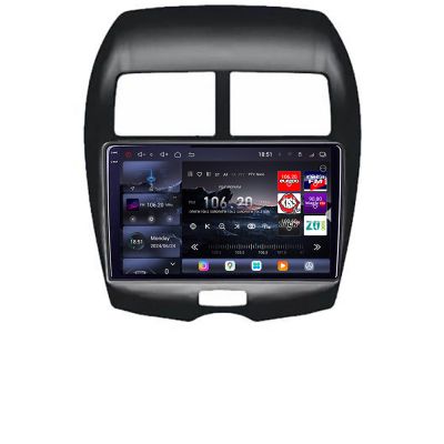 Navigatie Mistubishi ASX 2010-2017 Edotec Kit-026 8 core QLED 2K 16+512GB 360 Android Waze USB Navigatie Internet Youtube Radio