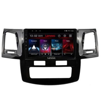 Navigatie Toyota Hilux 2008-2014 Lenovo Kit-143 8 core 6+128 GB Android Waze USB Navigatie Internet Youtube Radio