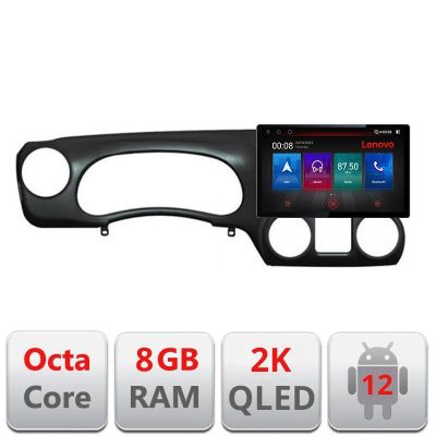 Navigatie Jeep Wrangler 2014-2016 , Ecran 2K QLED 13",Octacore,8Gb RAM,128Gb Hdd,4G,360,DSP,Carplay,Bluetooth