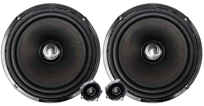 Kit de difuzoare pe 2 căi VW 6” (160 mm) cu filtre si cabluri plug & play 60W RMS/120W MAX 4Ohm Phoenix Gold ZDSW6CS v3