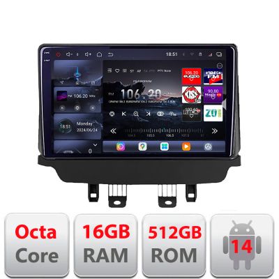 Navigatie Mazda CX-3 Mazda 2 2014-2020 Android radio gps internet 8 core QLED 2K 16+512GB 360 Edotec