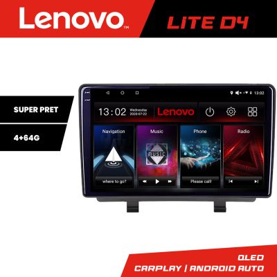 Navigatie Opel Zafira C 2011-2019 Lenovo QLED 1K 4+64 WIFI 5Ghz carplay android auto Android KIT-zafira-c+EDT-LITE-D4-9-4+64