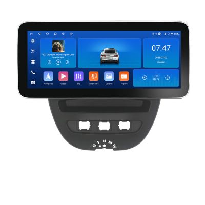 Navigatie Citroen C1 Peugeot 107 Toyota Aygo 2005-2014 Edotec 4+64 12.3 inch Incell 1K android Wifi 5Ghz gps internet  KIT-C1
